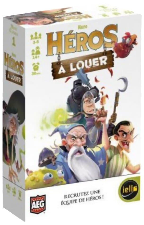Boîte du jeu Héros à louer