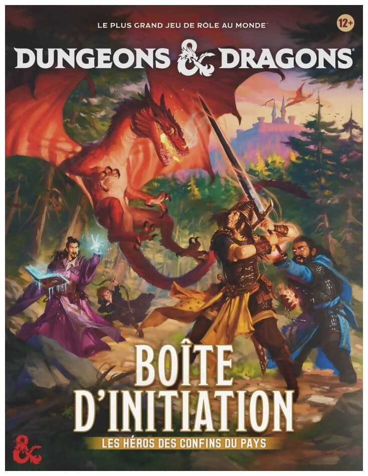 Boîte du jeu D&D5.5 - Boîte d'initiation - Les Héros des Confins du Pays