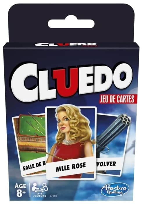 Boîte du jeu Cluedo - Jeu De Cartes