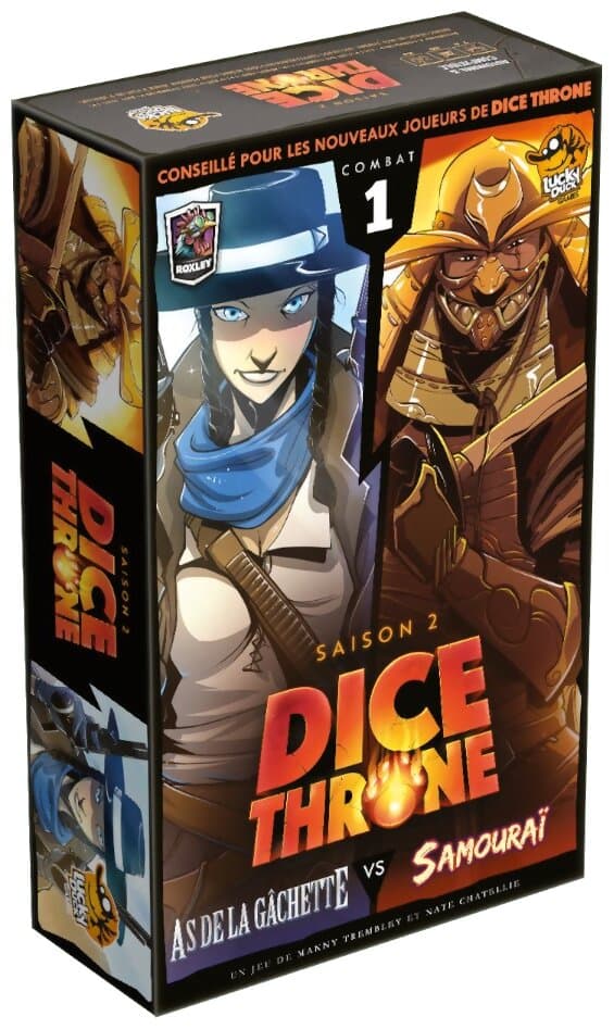 Dice Throne - As de la gâchette vs Samouraï
